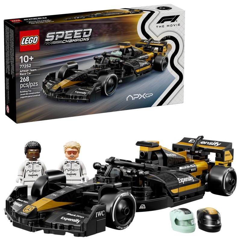 PRE-ORDEN | LEGO APXGP Team Race Car de F1 The Movie 77252 | Nuevo, Precintado