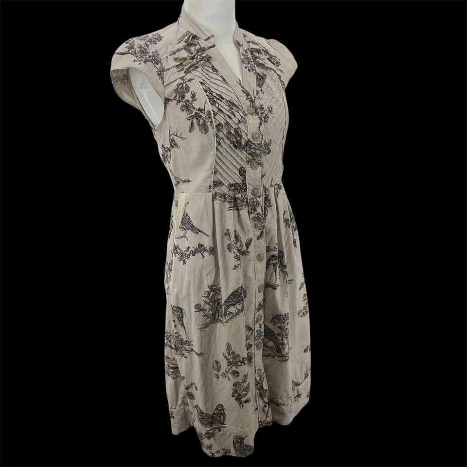 Vestido Maeve Talla 2 Southward Stop Ciervos Bosque Hada Grunge Manga Gorra Oscuro Foto 3 de 4