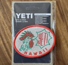 Yeti Hawaii Rooster Patch Orange, Hawaii Exclusive!!!