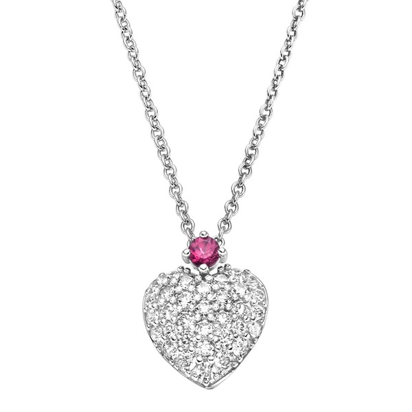 Viventy Schmuck Damen-Halsschmuck Silber 925 Herz Zirkonia 789258-image