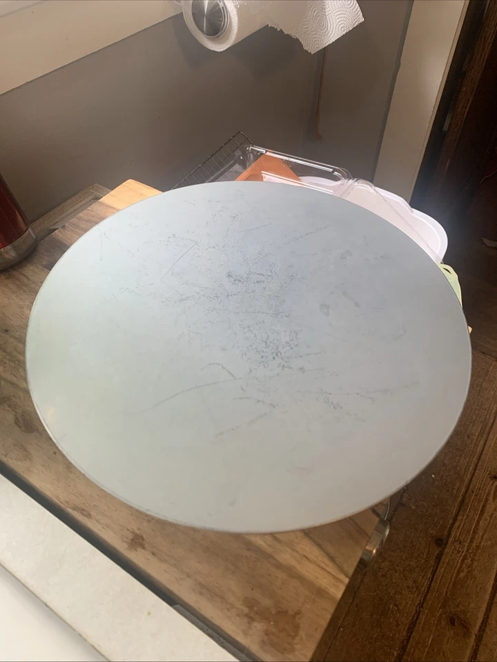 "Soporte giratorio para pasteles Wilton 1971 vintage con base de hierro fundido 307-2501 12""" Foto 2 de 4