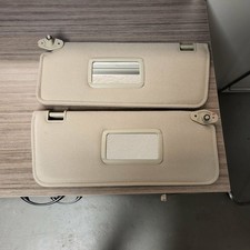 1986 - 1997 Nissan D21. Hardbody Pick Up Pair Of Sun Visors Left Right Sand
