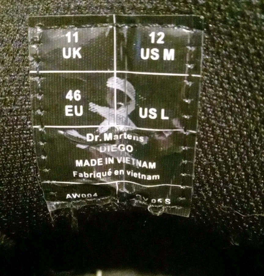 Dr.Marten Hombre Diego Marrón Cuero Envejecido Air Wair Botas Talla 12 Foto 2 de 4