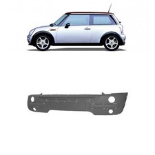 Stoßstange vorne für MINI (R50, R53) mit Löchern für breite Zierleisten