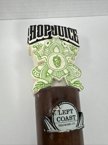 🌟 Hop Juice Ipa San Clemente Ca Lost Coast Craft Beer Tap Handle Frog Toad - Picture 3 of 9