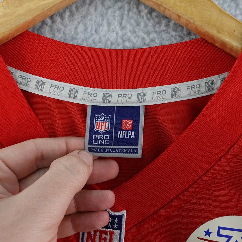 Kansas City Chiefs Red Derrick Johnson 56 NFL Pro Line Jersey Mens Medium - Image 3 of 4