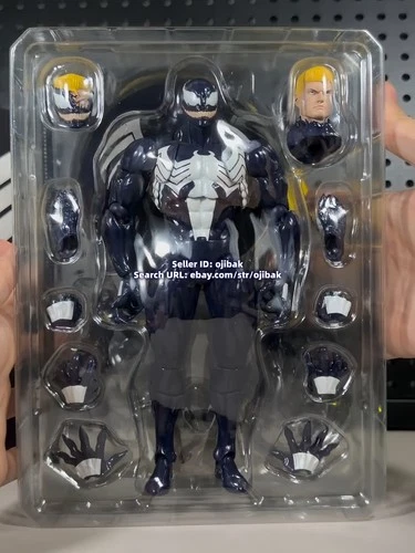 Mess Toys Venom Lethal Neighbor 1/12 Spider-Man Symbiote Action Figure US STOCK image 3