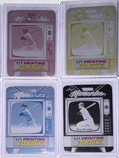 2025 Leaf Vivid Baseball Chris Chambliss Memories Printing Plate 1/1 Set