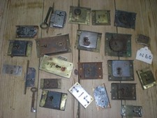 JOB LOT OF RECLAIMED ANTIQUE LOCKS