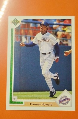 1991 Upper Deck Final Edition - Thomas Howard #39F
