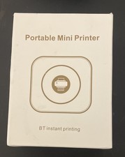 Portable Mini Printer BT Instant Printing; black