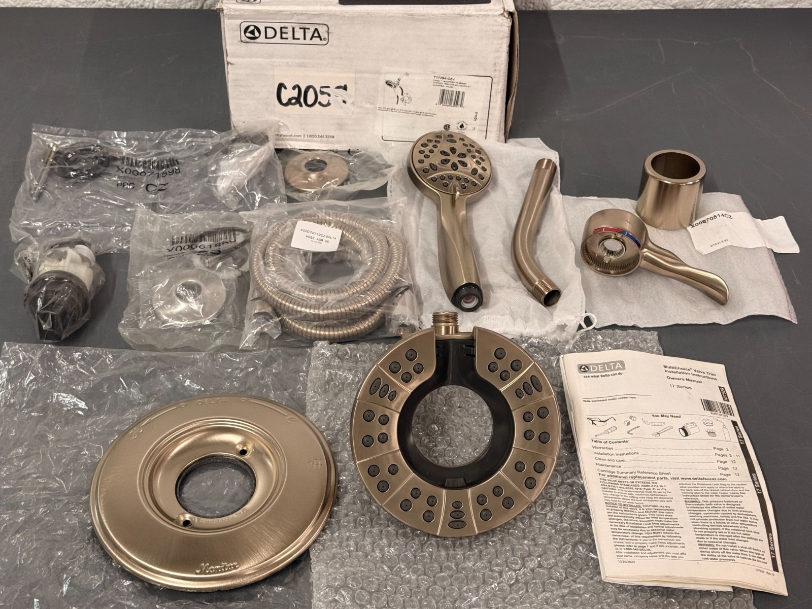 Delta Linden Monitor&reg; 17 Series Shower Trim with In2ition&reg; in Champagne Bronze