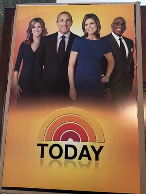 NBC Today Show Roker Lauer Tv Show 27  X 40  Poster New