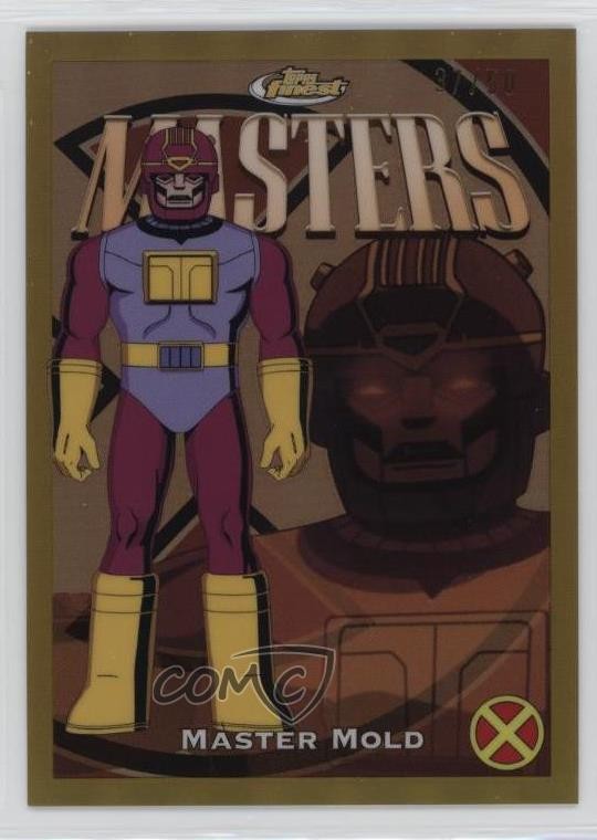 2025 Topps Finest X-Men '97 Common Bronze Gold Refractor /50 Master Mold #43 fv8