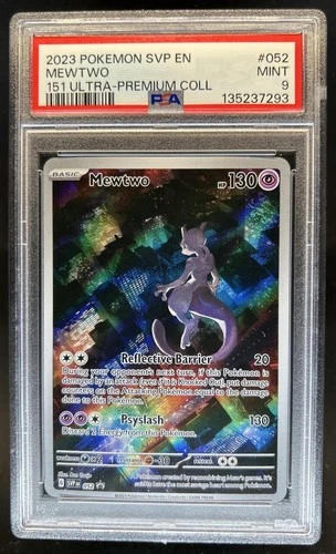2023-25 Pokemon SV Black Star Promos Mewtwo #052 PSA 9