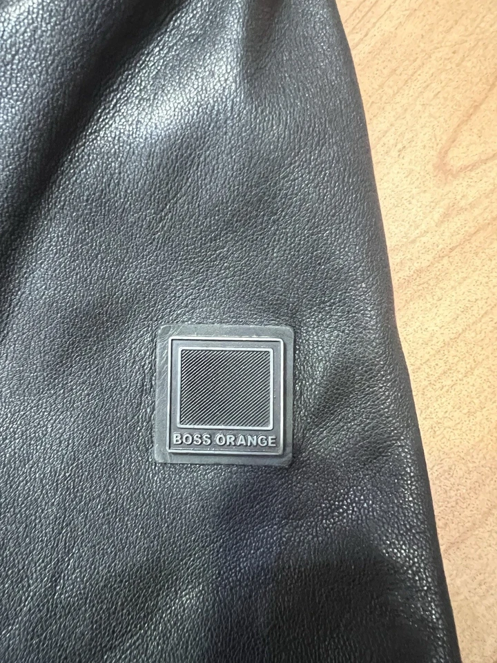Hugo Boss Leather Jacket For Mens Size 48 (M) - Image 3 of 4