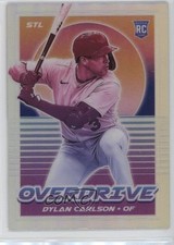 2021 Panini Chronicles Overdrive Holo Prizm Dylan Carlson #21 1eh5