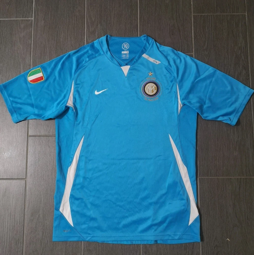 Vintage Retro 2007/08 Inter Mailand Trikot Größe: M Rare Fußball Streatwear Nike