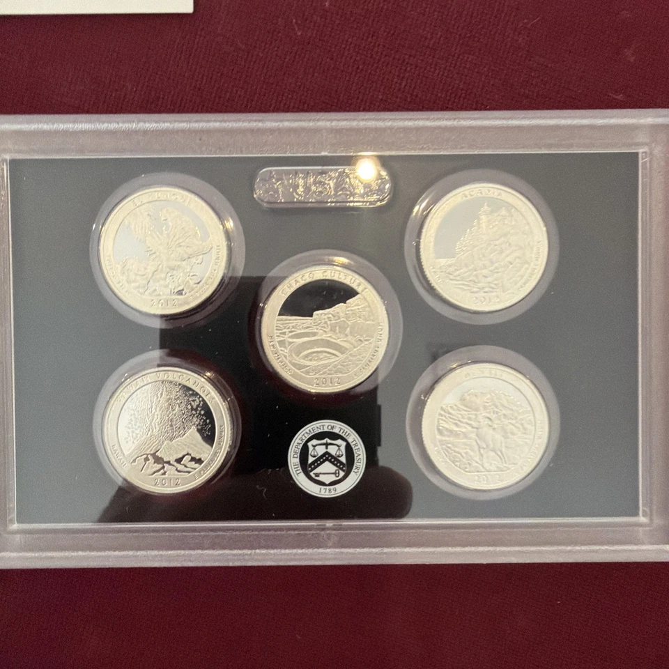 2012 ATB Quarters Silver Proof Set - Image 3 of 4