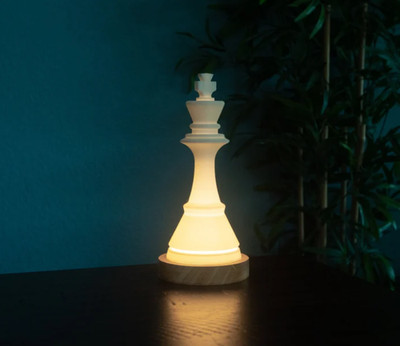 Chess King Table Lamp   Abstract Decorative Lighting for Modern Home Decor