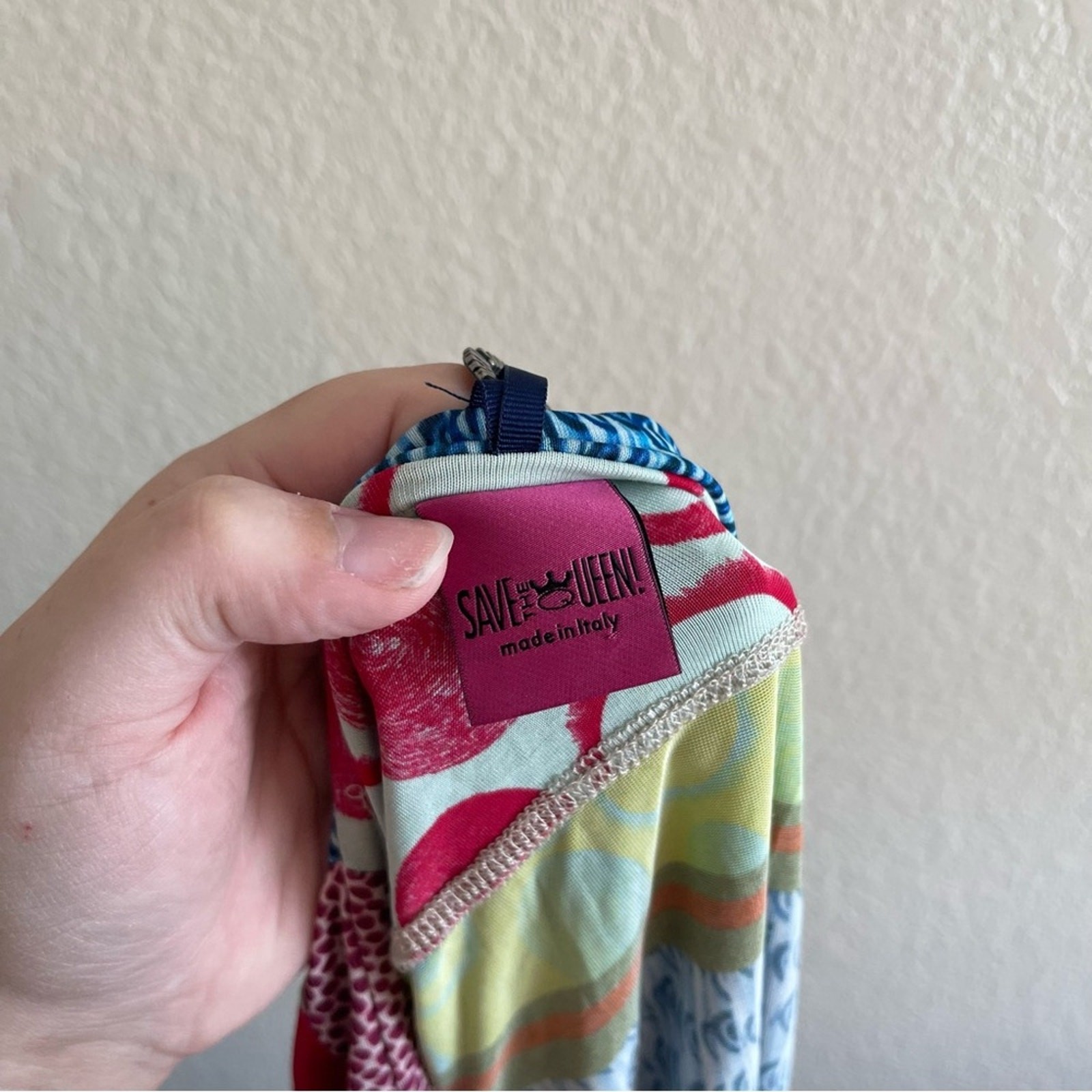 Save The Queen Patchwork Pattern Colorful Maximal… - image 6