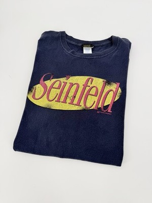 Vintage Seinfeld Shirt Mens Size XXL Navy Y2K Fox TV Comedy Show Jerry Adult