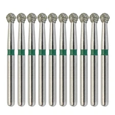 Multi-Use Dental Diamonds Round Ball Bur FG 801/021C Coarse Grit Friction Grip