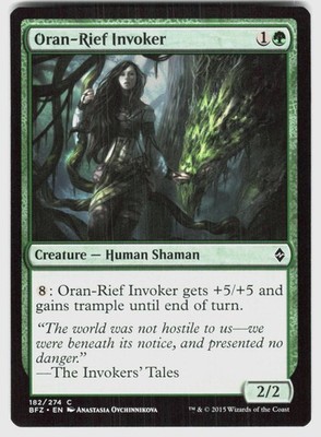 ORAN-RIEF INVOKER 182 C BATTLE FOR ZENDIKAR MAGIC: THE GATHERING NM/M