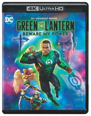Green Lantern Beware My Power 4K UHD Blu-ray Aldis Hodge NEW