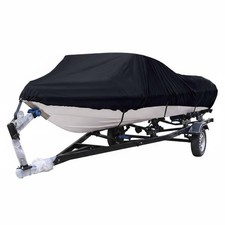 Produktbild - 420D Bootsplane Staubdicht Oxford Bootsabdeckung Sonnenschutz für Außenbereich