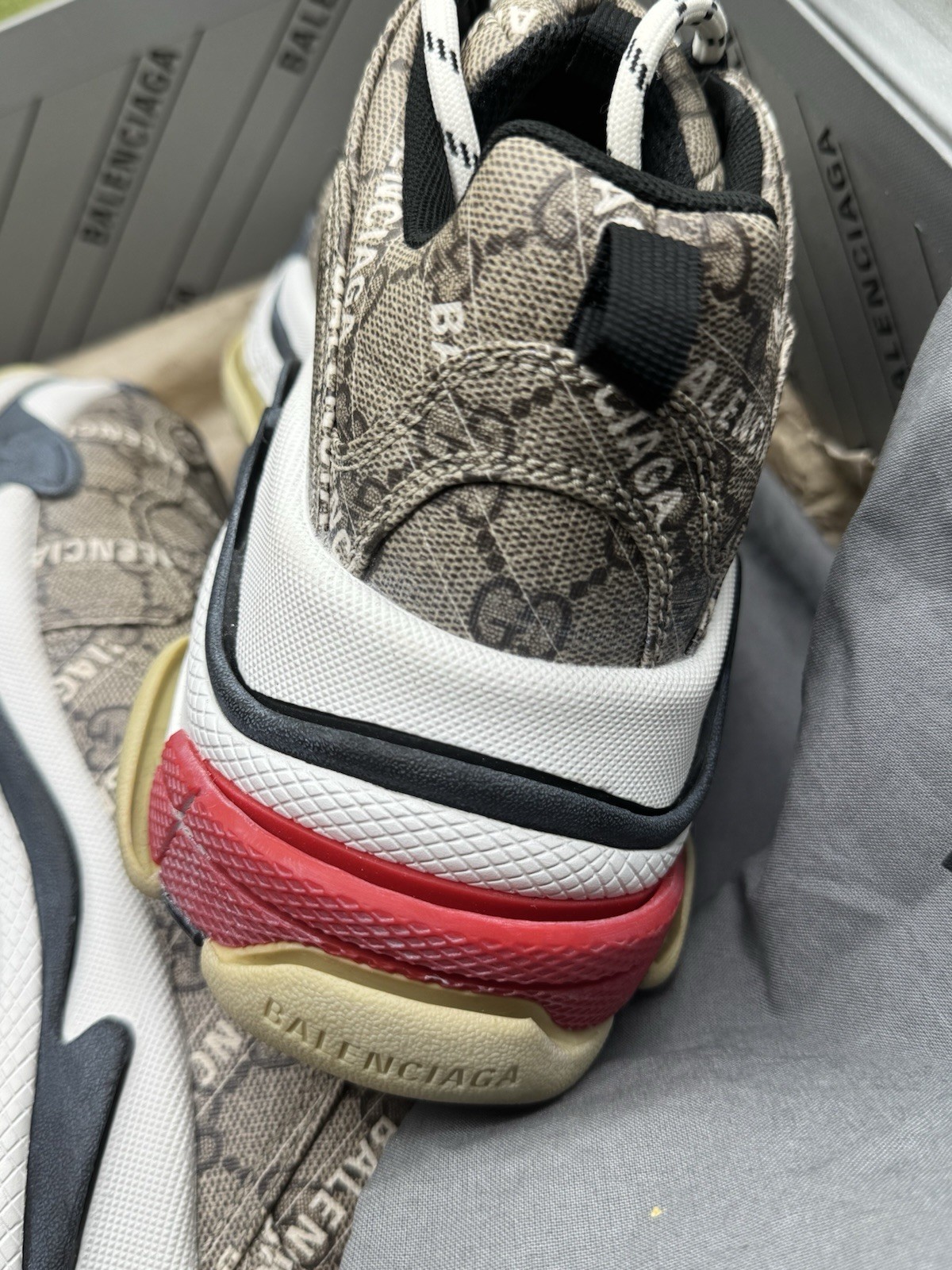 Gucci x Balenciaga The Hacker Project Triple S Size 9 Women’s Sneakers 681066