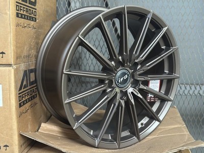 New 18x8 ET40 AD WHEEL IFG54 (4 Wheel) 5x114.3 fit Honda Toyota Mazda Bronze