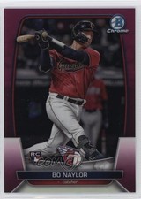2023 Bowman Chrome Fuchsia Refractor 87/299 Bo Naylor #49 10gn