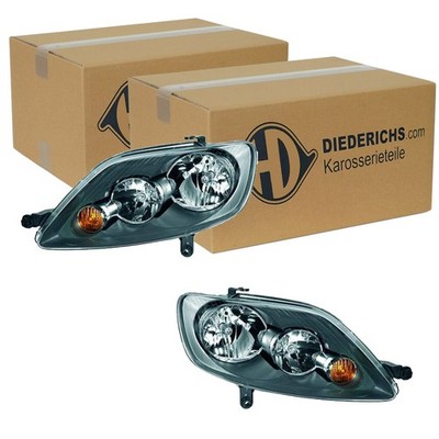 2x DIEDERICHS HALOGEN SCHEINWERFER LINKS+RECHTS passend für VW GOLF