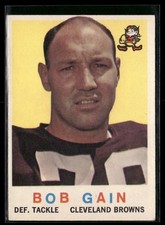 1959 Topps Bob Gain Rookie Ex Set Break #77