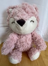 Carters Just One You Pink Fox Mauve Baby Toy Plush 2021 Stuffed Animal Lovey 11"