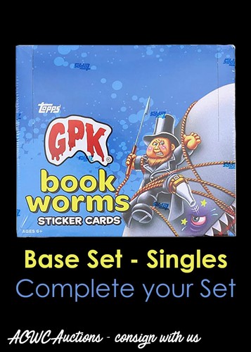 Garbage Pail Kids: Book Worms - (Base Set) Pick Your Cards (Updated 01/20/23) - Picture 1 of 98