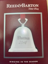 Reed and Barton 2016 Christmas bell new in original box