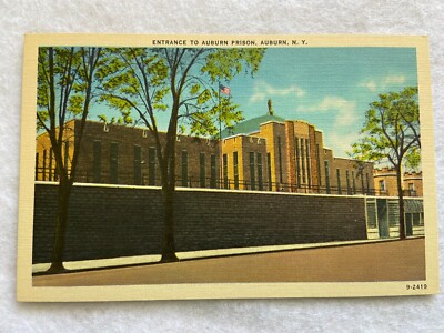Entrance to Auburn Prison, Auburn New York Vintage Postcard | eBay