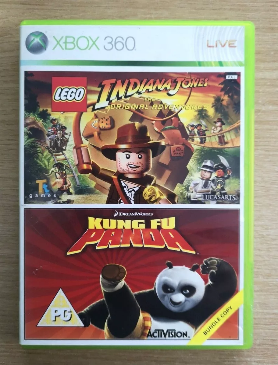 Lego Indiana Jones Kung Fu Panda Microsoft Xbox 360 Game FREE