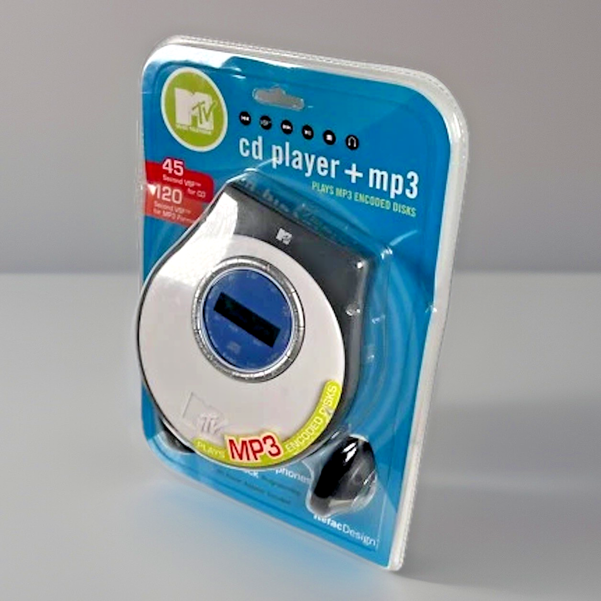 Sealed 2002 Official MTV Portable CD Player MP3 Model 6449/SA