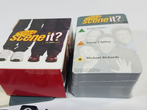 Seinfeld Scene It? game replacement cards plastic tokens dice pieces parts 2008 - Picture 8 of 8