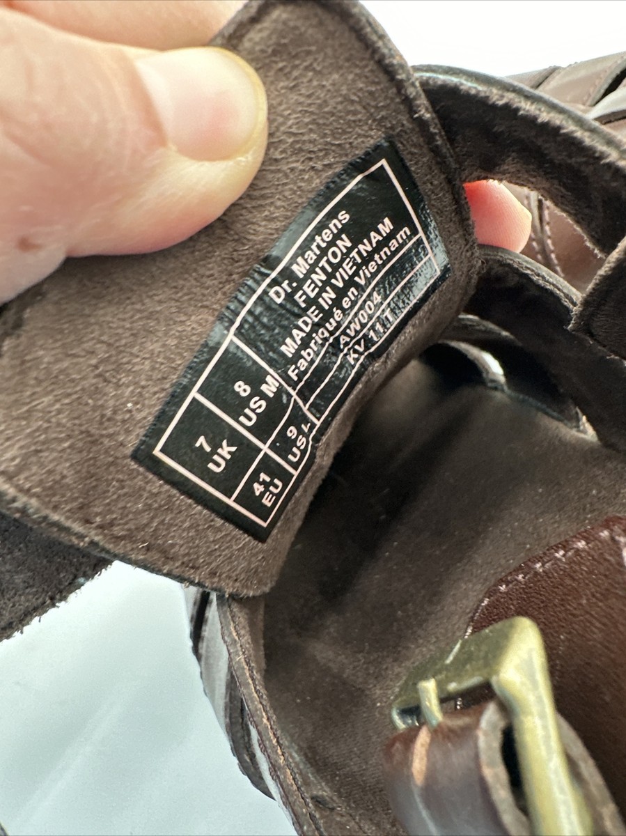 Dr Martens Fenton tan brown leather fisherman sandals men\'s UK 7 EU 41 US 8 Dr Martens Fenton tan brown leather fisherman sandals UK 7  main image 2