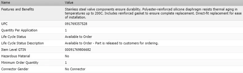 Válvula EGR SMP para 1991-1995 GMC SONOMA V6-4.3L - Imagem 4 de 4
