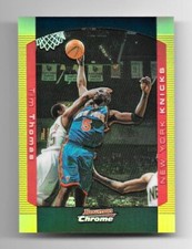 29/50 tim thomas 2004-05 bowman chrome gold refractor parallel #55