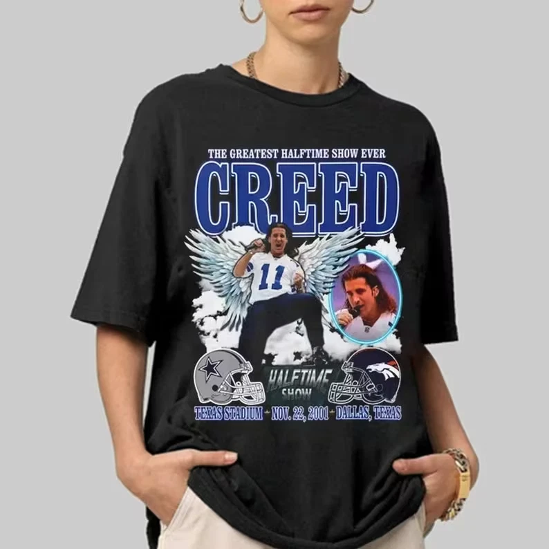 Creed Greatest Halftime Show Ever T Shirt Cotton On For Fans S 3XL