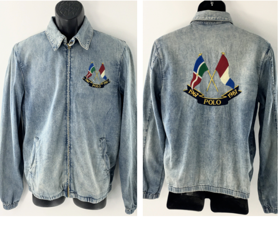 Polo Ralph Lauren Cross Flags Denim Jacket Anniversary Reissue 
