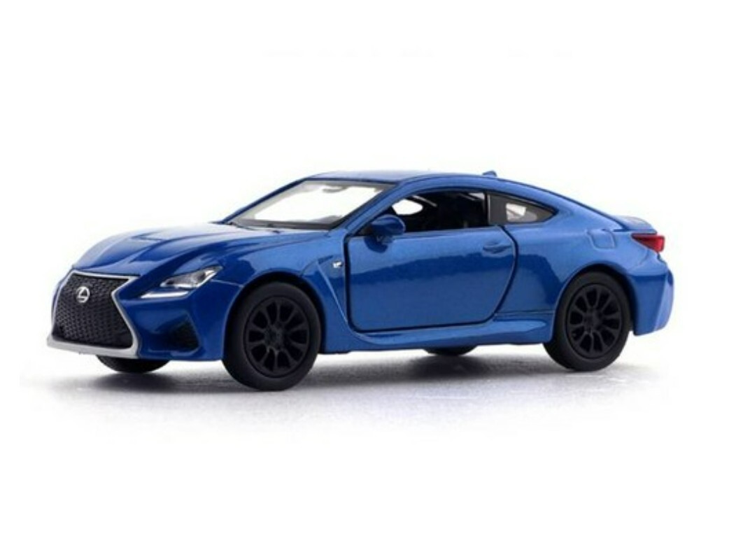Lexus RC F ミニカー 1/43 ブルー/ブラック Welly Diecast Mini Car LEXUS RC F Blue Miniature Display Car Hobby
