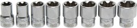"Bgs SteckschlüSsel-EinsäTze Torx Plus NüSse E-Profil 18EP-32EP Nuss 1/2\" 8-Tlg"
