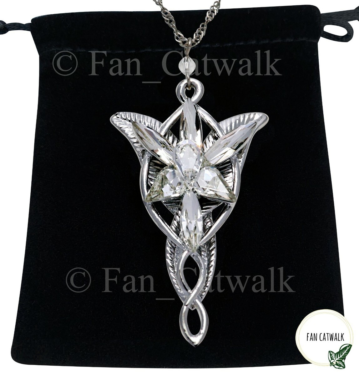 Kit Colar Arwen Evenstar Colar Broche Folha Élfica | Shopee Brasil